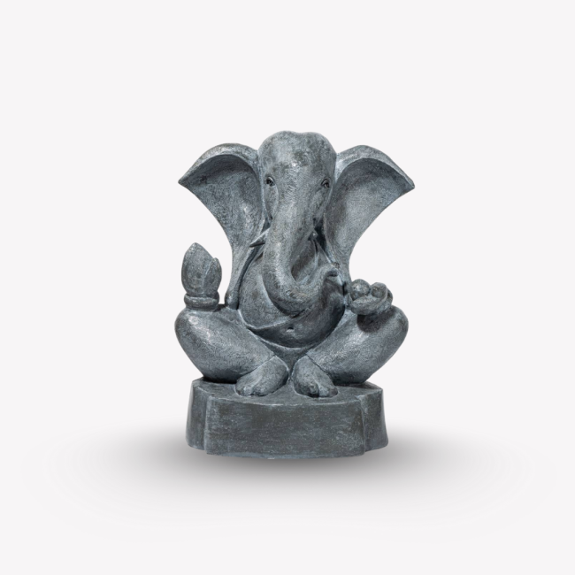 Abstract Traditional Ganesha, Rustic Pearl