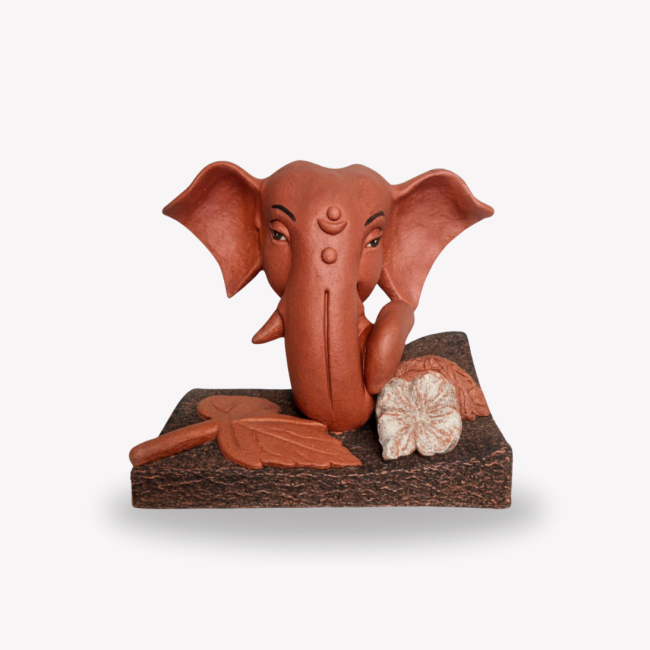 Decorative Ganesha Idol - Teracotta