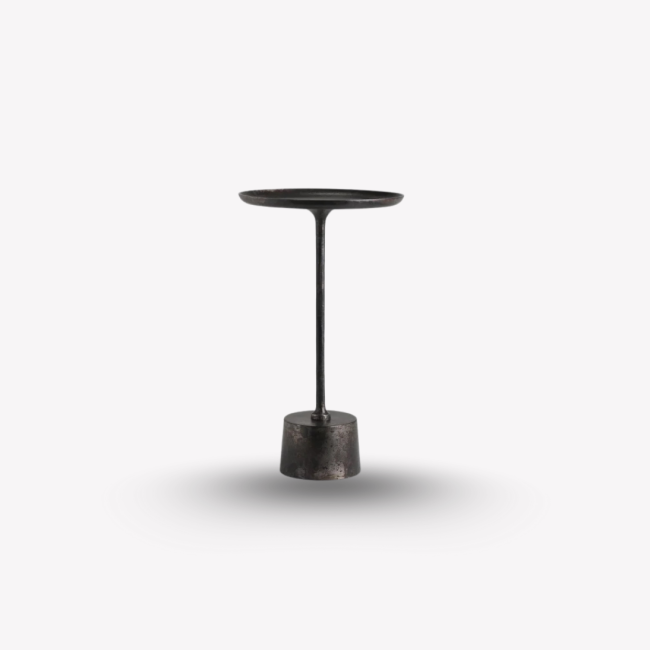 Metal Art Accent Table