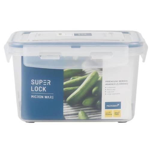 Micronware Superlock Rectangle Storage 1500 ML