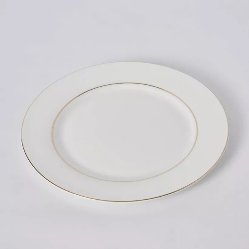 QUEENS BONE CHINA DINNER PLATE - GOLD LINE