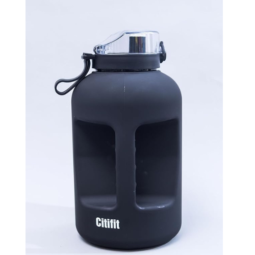 Citifit Gym Water Bottle 2.5 L PP,PETG/ Black