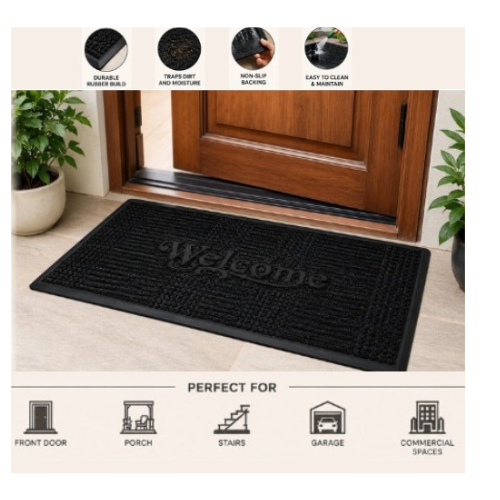 SafeStep Rubber Pin Mat 50x100cm